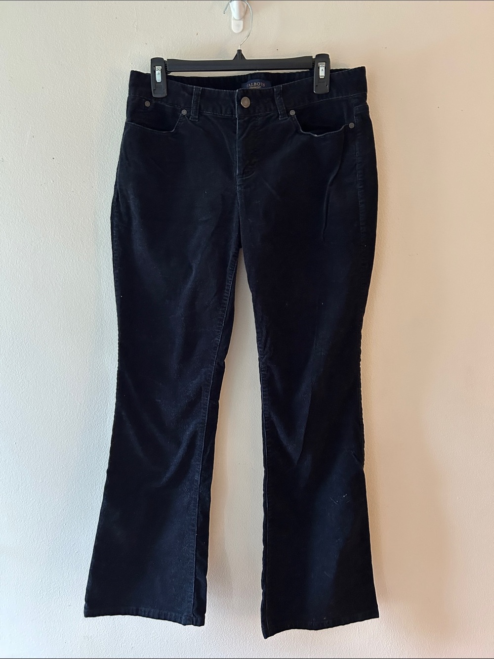 Talbots Black Corduroy Bootcut Pants